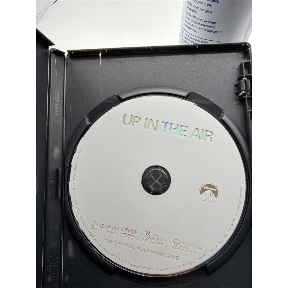 DVD Disc & Case Up in the Air  starring George‎ Clooney - Picture 3 of 5